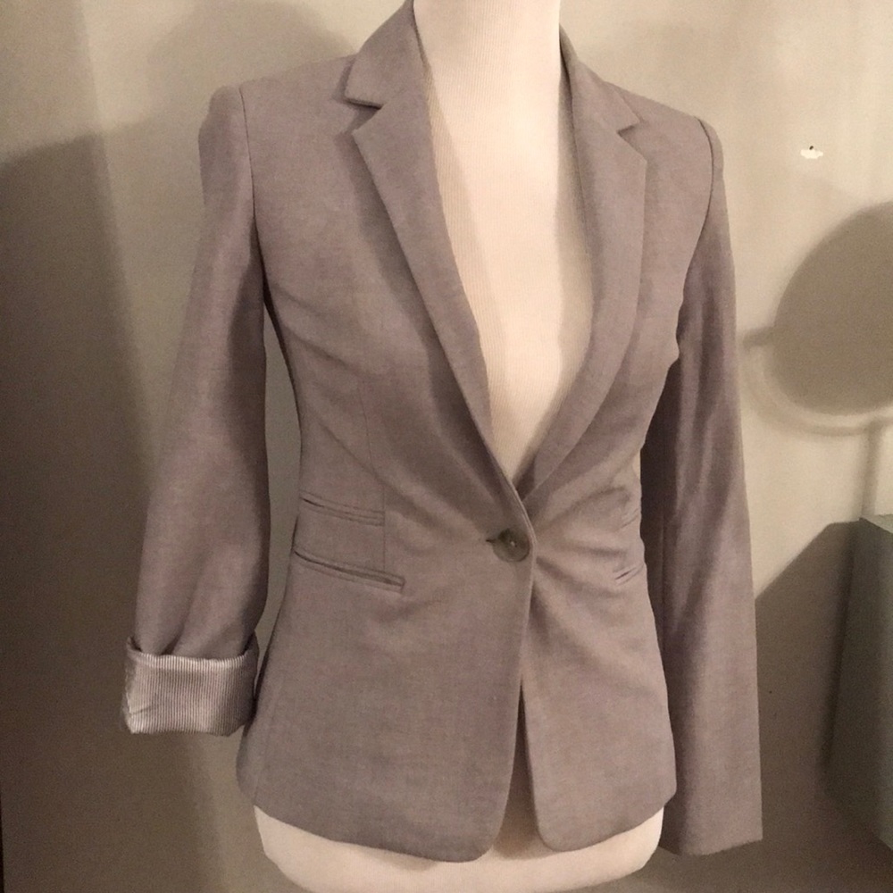 Light gray Express blazer, great quality